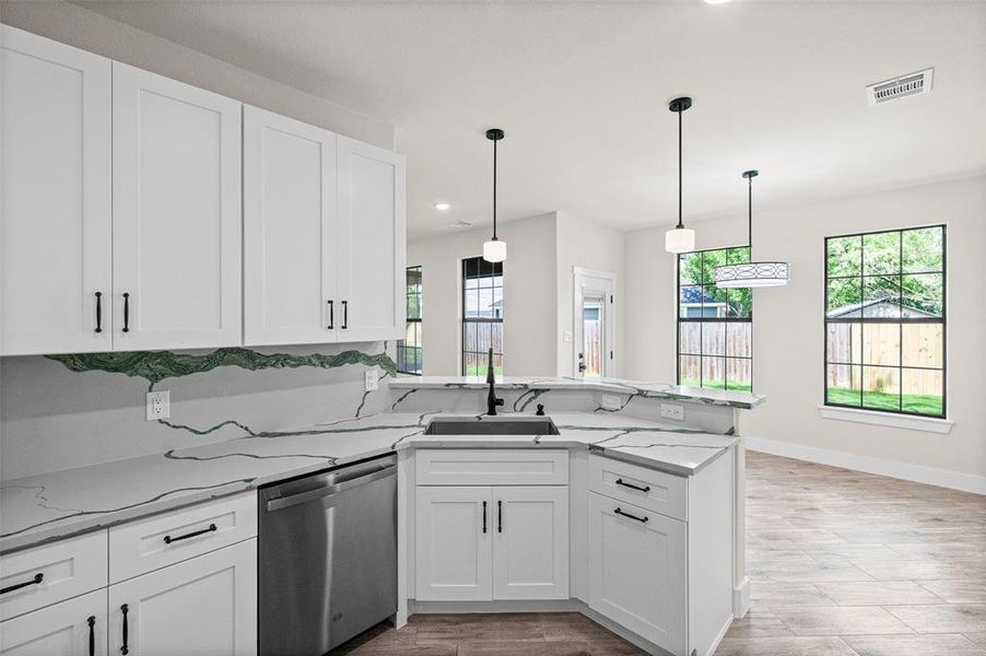 Furnished interior view inside a new home in , Granbury (Image 10).