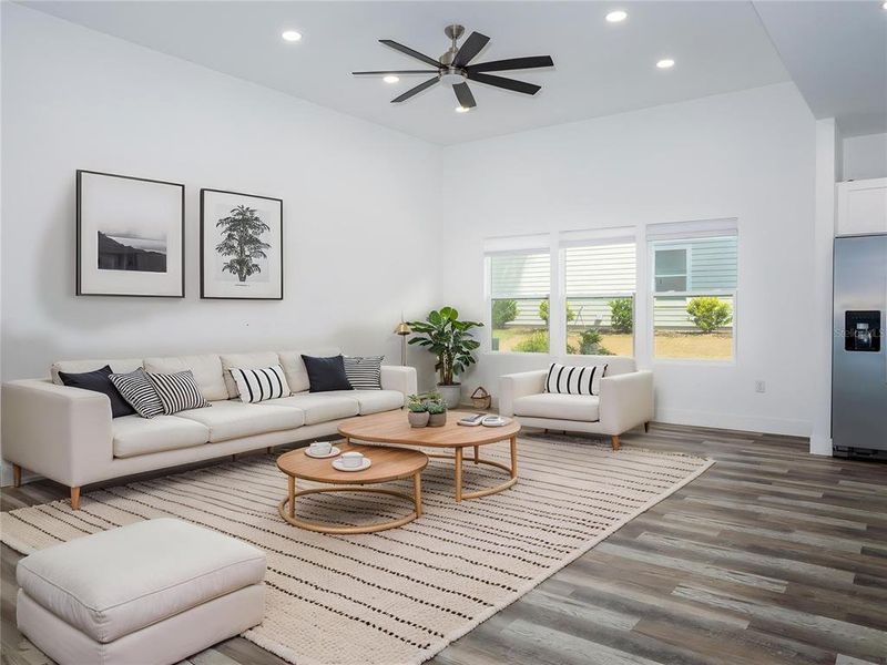 Furnished interior view inside a new home in , Newberry (Image 10).
