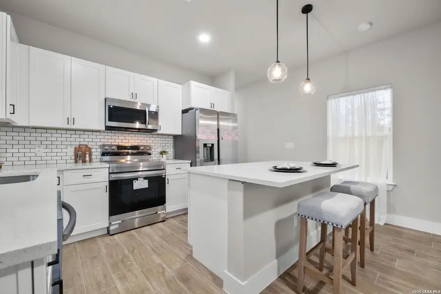 Furnished interior view inside a new home in , San Antonio (Image 13). Furnished interior view inside a new home in , San Antonio (Image 13).