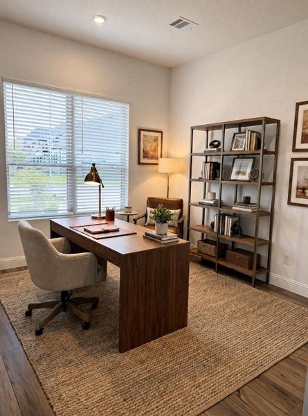 Furnished interior view inside a new home in Cross Creek West, Fulshear (Image 19).
