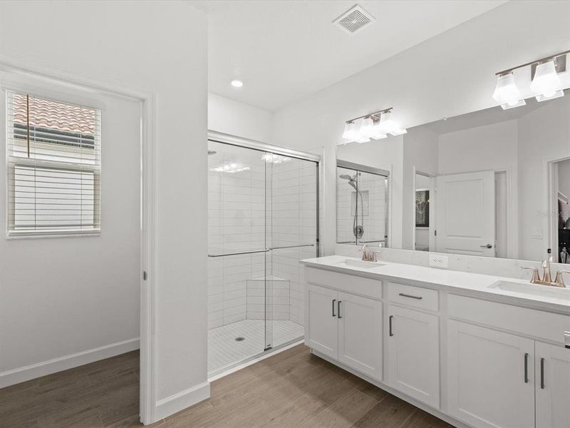 Furnished interior view inside a new home in Southshore Bay Active Adult, Wimauma (Image 8).