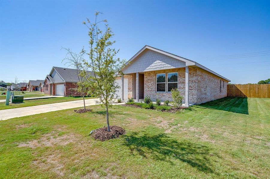 Exterior details and patio area of a home in , Springtown (Image 21). Exterior details and patio area of a home in , Springtown (Image 21).