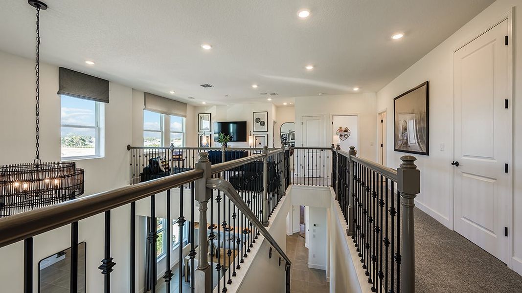 Furnished interior view inside a new home in Lochside, Mount Dora (Image 22). Furnished interior view inside a new home in Lochside, Mount Dora (Image 22).