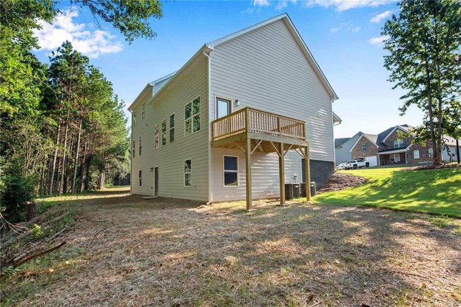 Exterior details and patio area of a home in , Ellenwood (Image 4).