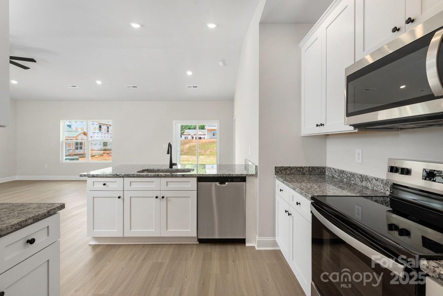 Furnished interior view inside a new home in Ascot Woods, Charlotte (Image 5).