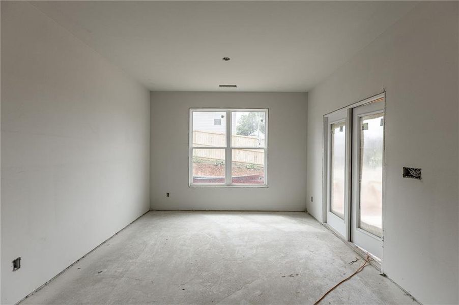 In-progress construction of a new home in , Buford, GA (Image 33).