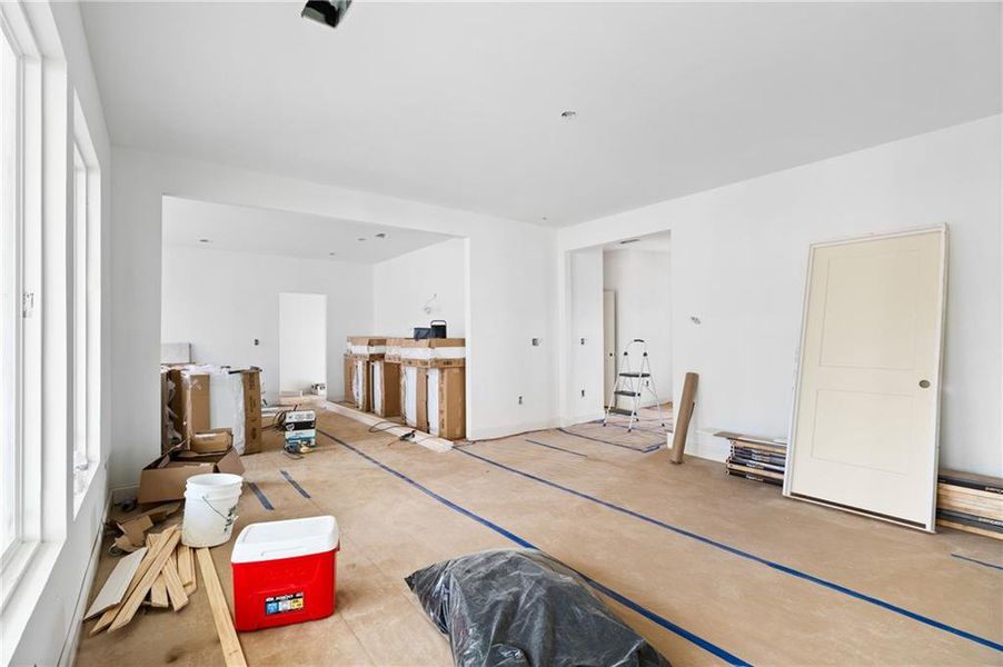 In-progress construction of a new home in , Gainesville, GA (Image 22).