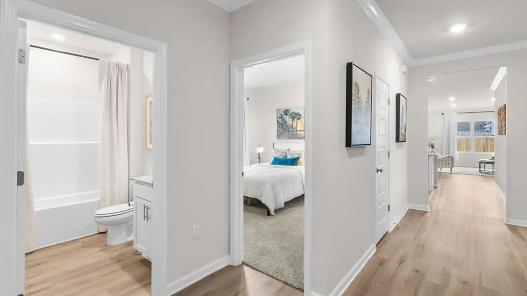 Furnished interior view inside a new home in Abilene Acres, Tallahassee (Image 10).