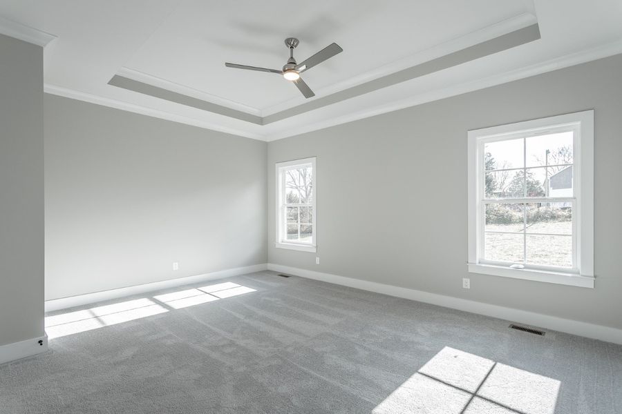 Representative unfurnished interior of a home built from the Carolina A by Riverstone Construction, LLC in Creekside, Cleveland (Image 17).