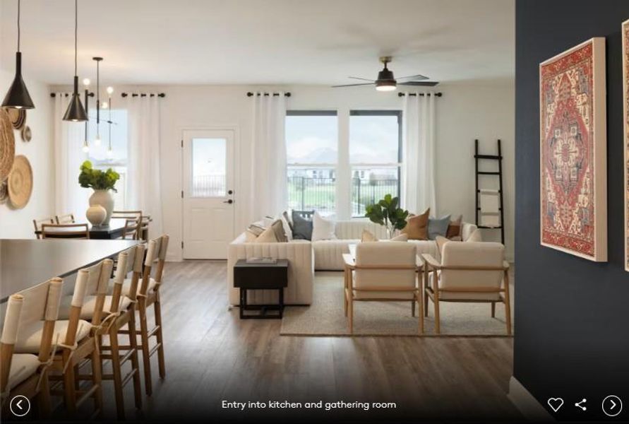 Interior photos- Photo of Pulte model home with same floor plan, not of actual home listed.