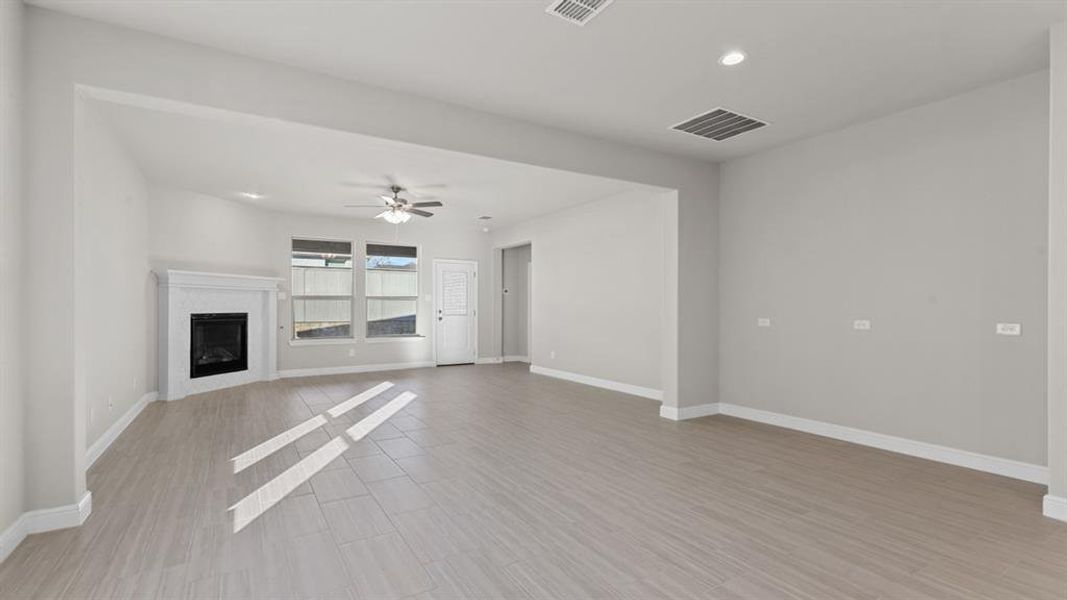 Spacious, unfurnished interior of a new home in Pecan Square, Northlake (Image 17). Spacious, unfurnished interior of a new home in Pecan Square, Northlake (Image 17).