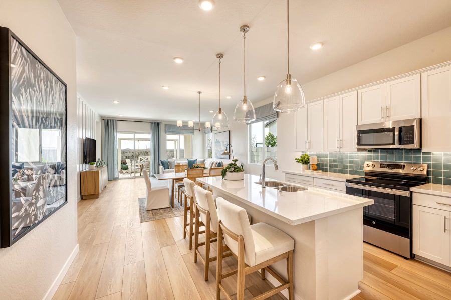 Representative furnished interior of a home built from the Artesa Plan 3515 by Tri Pointe Homes in Soleo, San Tan Valley (Image 4).