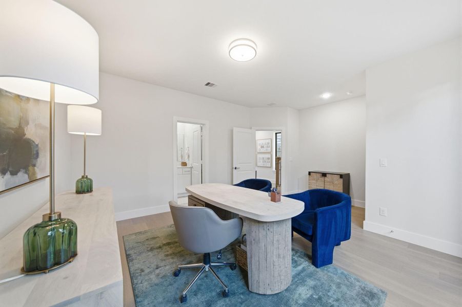 Furnished interior view inside a new home in Spring Valley Creek, Houston (Image 12).