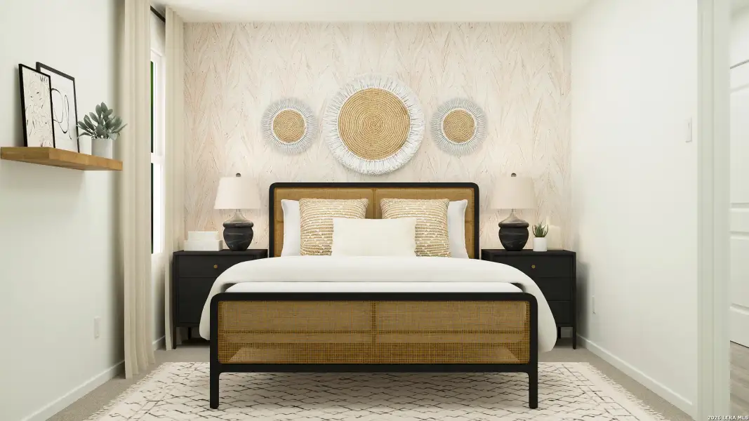 Furnished interior view inside a new home in Sapphire Grove, San Antonio (Image 10).