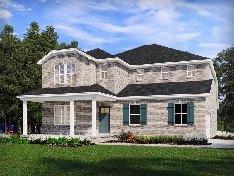 Representative exterior photo of a completed home built from the Lambert by Meritage Homes in Benders Cove - Estate Series, Mount Juliet, TN (Image 2). Representative exterior photo of a completed home built from the Lambert by Meritage Homes in Benders Cove - Estate Series, Mount Juliet, TN (Image 2).