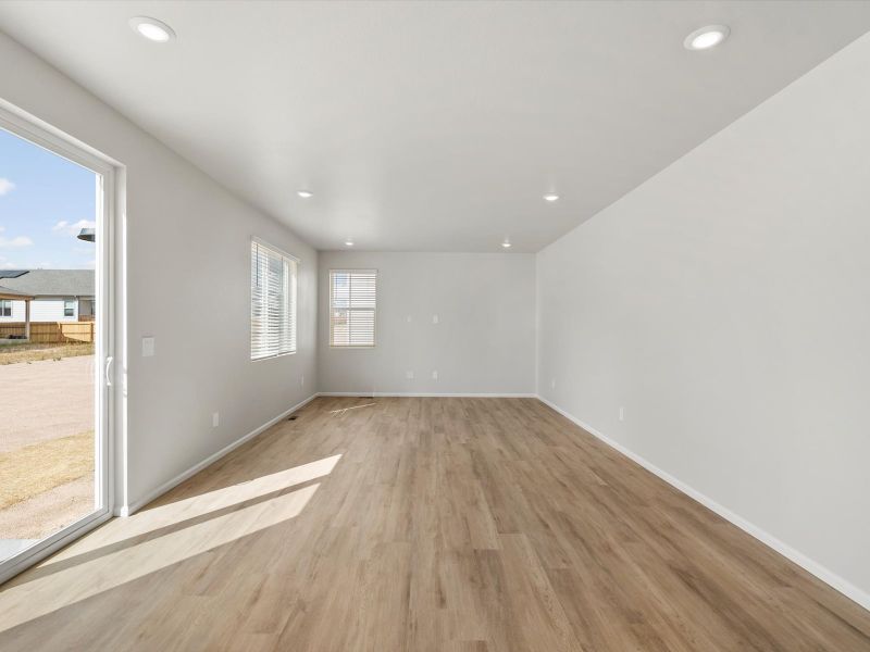 Spacious, unfurnished interior of a new home in Meridian Ranch, Peyton (Image 11). Spacious, unfurnished interior of a new home in Meridian Ranch, Peyton (Image 11).