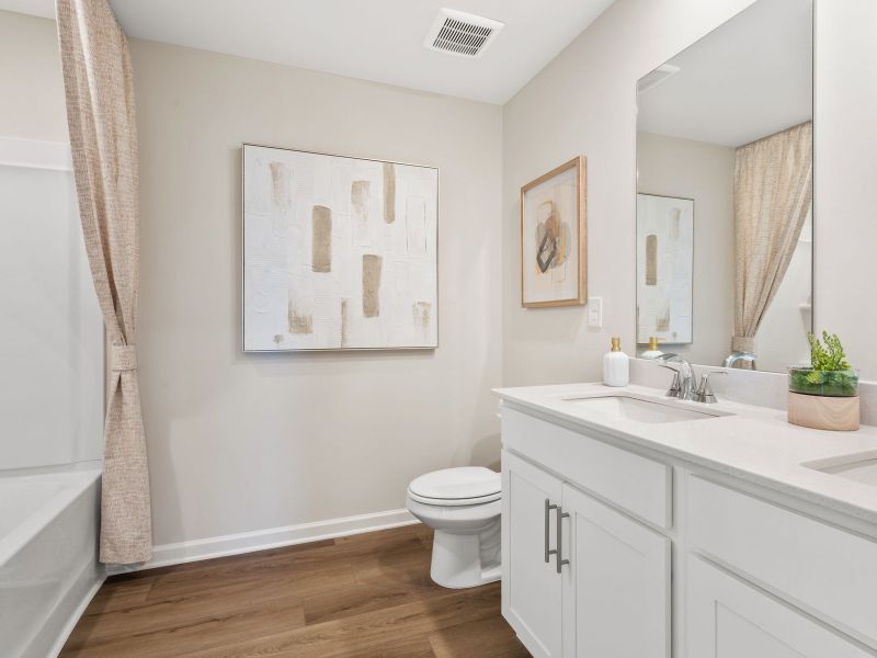 Furnished interior view inside a new home in Harmony Manor, Fairburn (Image 15).