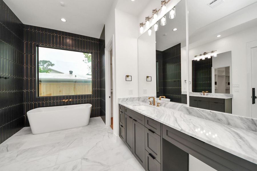 Furnished interior view inside a new home in , Houston (Image 6).