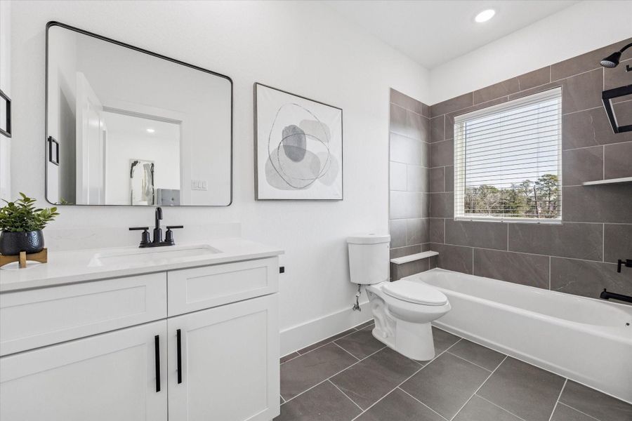 Furnished interior view inside a new home in Paul Quinn Heights, Houston (Image 35).