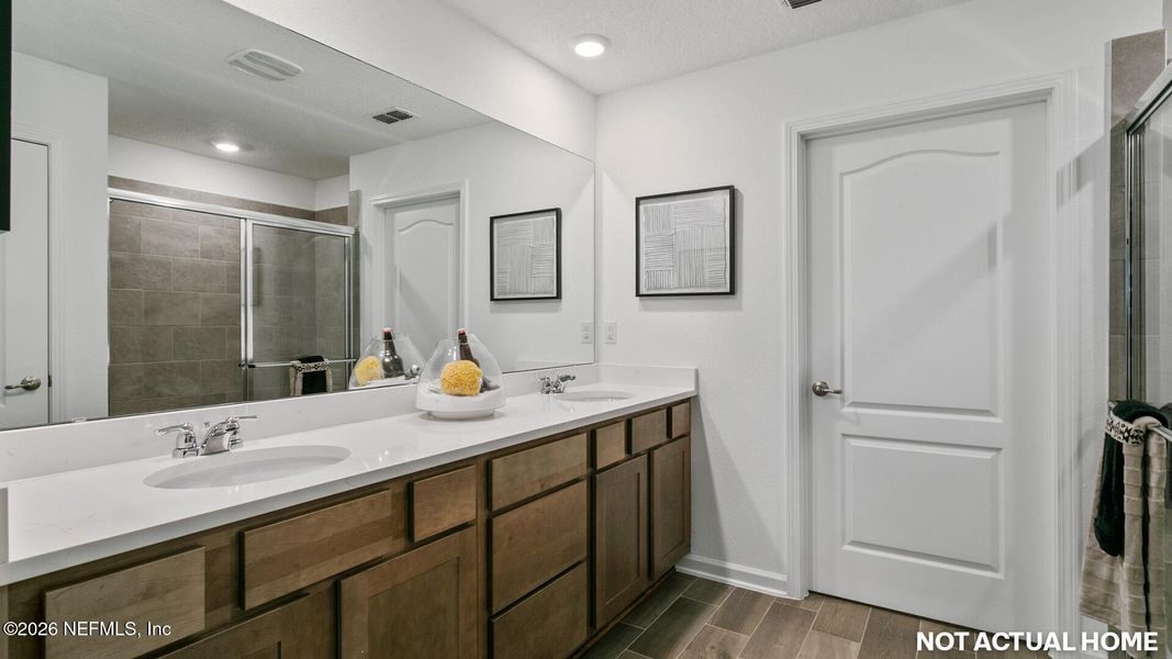 Furnished interior view inside a new home in Sawmill Branch, Palm Coast (Image 28).