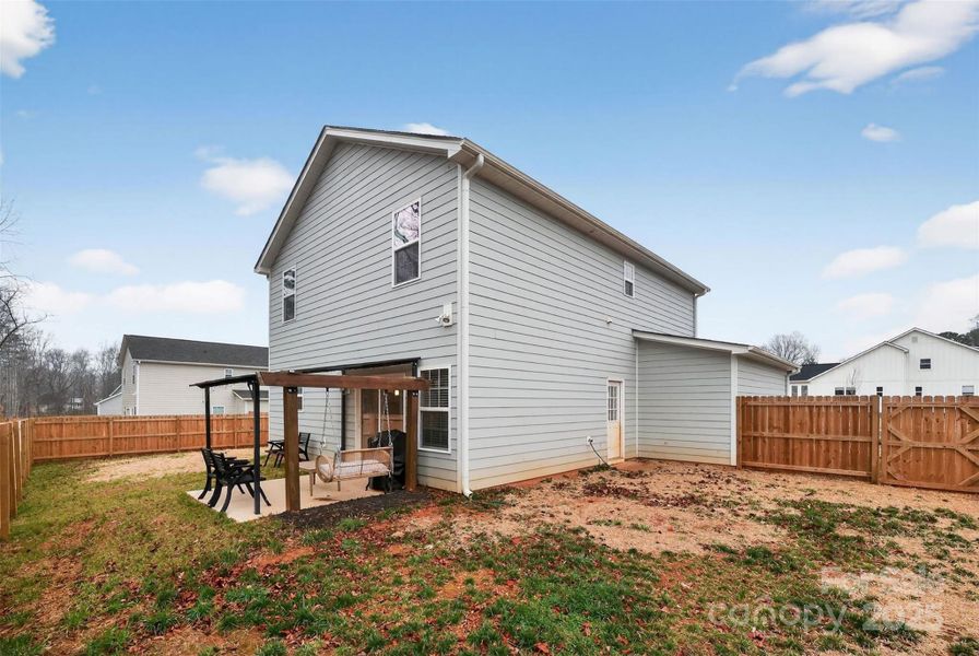 Exterior details and patio area of a home in Northway at Huffstetler, Gastonia (Image 3).