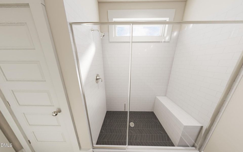 Walk In Shower - Dirty Martini Interior