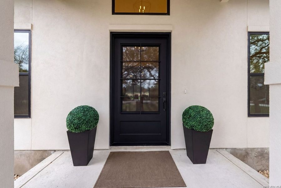 Exterior details and patio area of a home in , Boerne (Image 27).