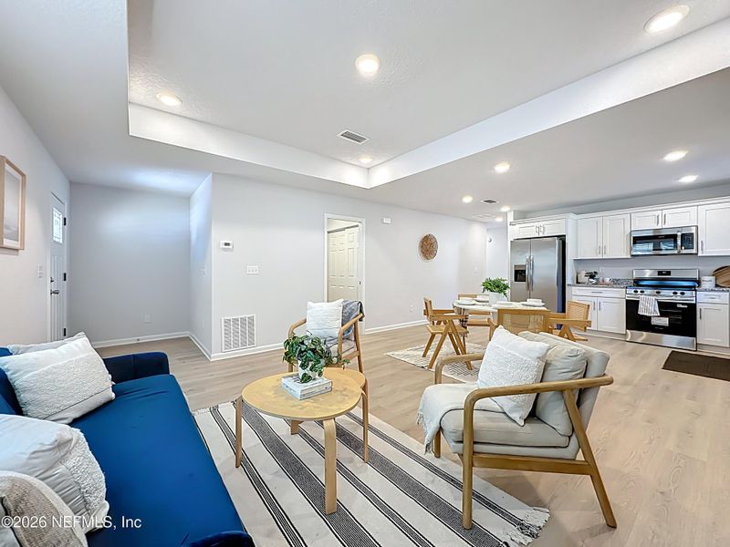 Furnished interior view inside a new home in , Jacksonville (Image 8).