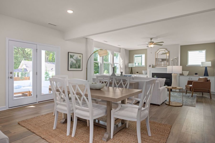 Representative furnished interior of a home built from the The Hickory D II by Davidson Homes LLC in Windgate, Mooresville (Image 13). Representative furnished interior of a home built from the The Hickory D II by Davidson Homes LLC in Windgate, Mooresville (Image 13).