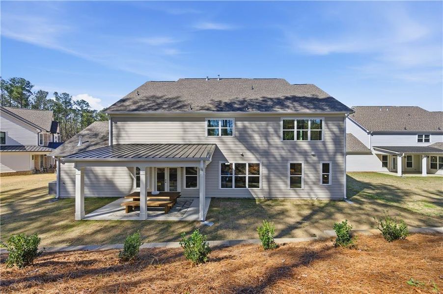 Exterior details and patio area of a home in Ford Landing, Acworth (Image 24). Exterior details and patio area of a home in Ford Landing, Acworth (Image 24).