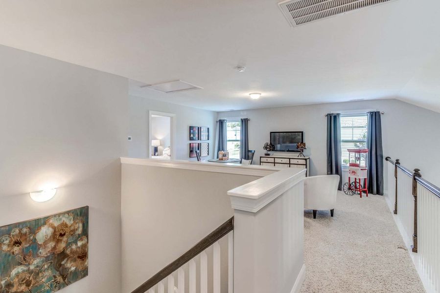 Representative unfurnished interior of a home built from the Rivermist by Caviness & Cates Communities in Maggie Way, Wendell (Image 261).