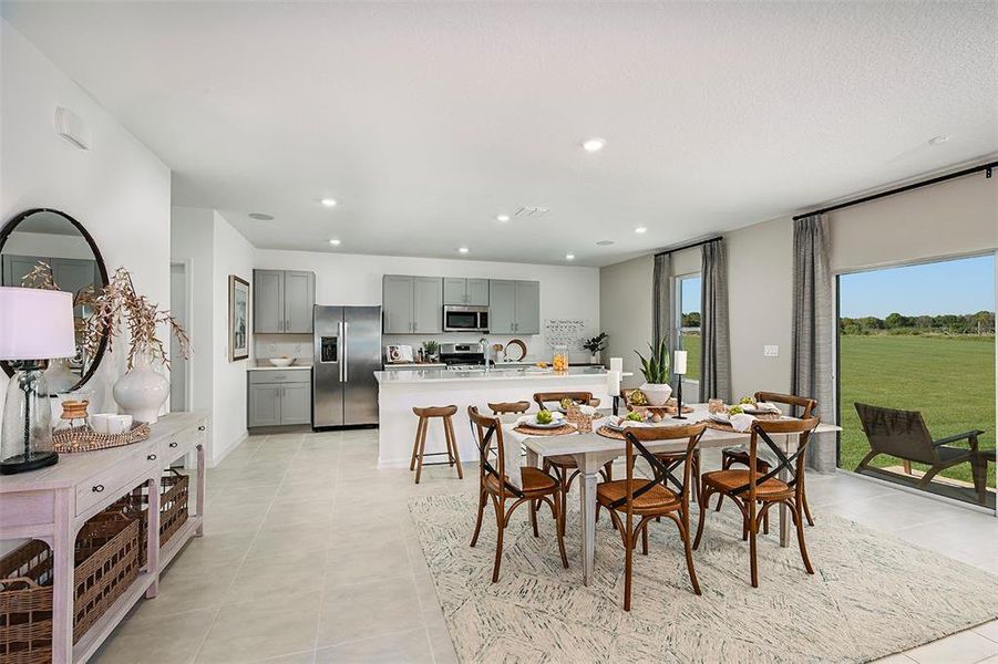Furnished interior view inside a new home in Waterstone, Groveland (Image 6).