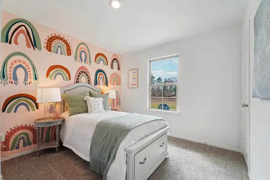 Furnished interior view inside a new home in Mill Creek, Magnolia (Image 10). Furnished interior view inside a new home in Mill Creek, Magnolia (Image 10).