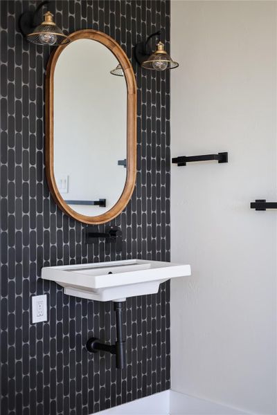 Bathroom with a sink