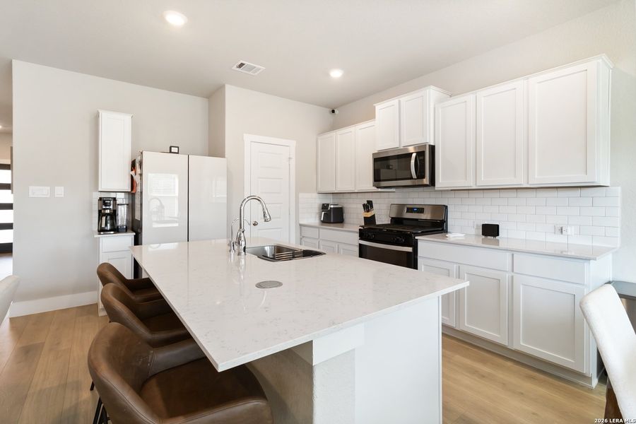 Furnished interior view inside a new home in Brookstone Creek, San Antonio (Image 7). Furnished interior view inside a new home in Brookstone Creek, San Antonio (Image 7).