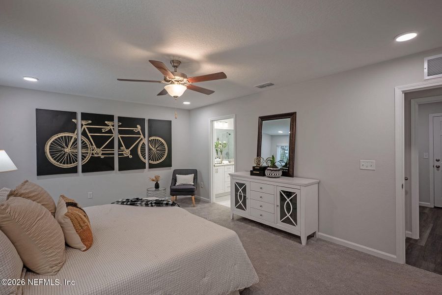 Furnished interior view inside a new home in , Jacksonville (Image 9).
