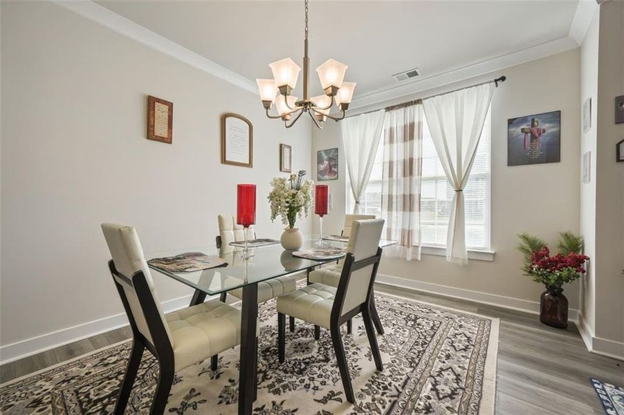 Furnished interior view inside a new home in , Locust Grove (Image 4).