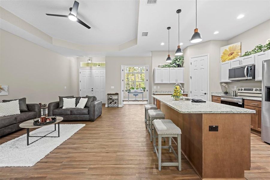 Furnished interior view inside a new home in , Homosassa (Image 38). Furnished interior view inside a new home in , Homosassa (Image 38).