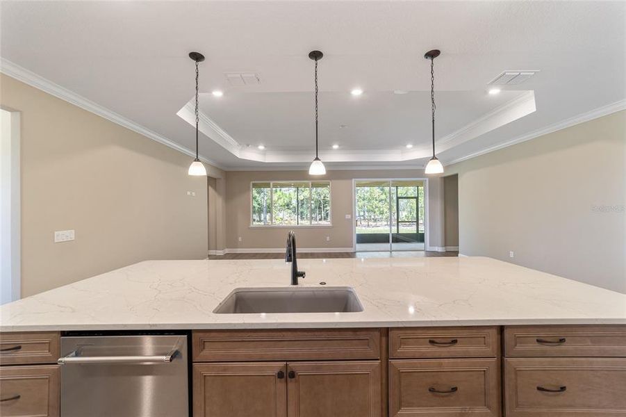 Furnished interior view inside a new home in , Ocala (Image 9).