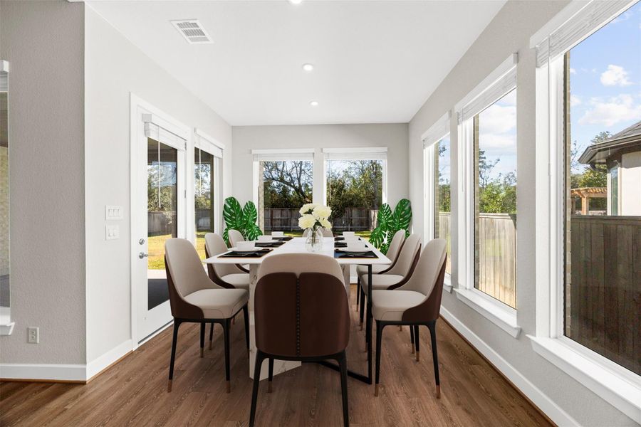 Furnished interior view inside a new home in , Tomball (Image 13). Furnished interior view inside a new home in , Tomball (Image 13).
