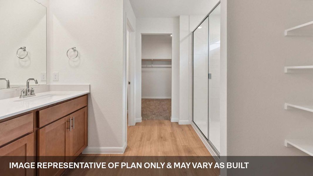 Furnished interior view inside a new home in Carillon, Manor (Image 9). Furnished interior view inside a new home in Carillon, Manor (Image 9).