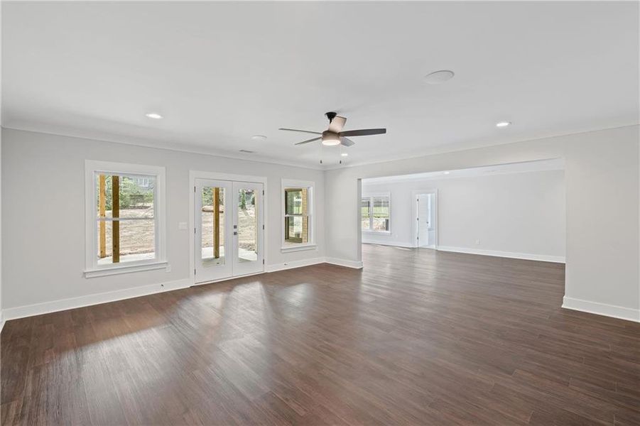 Spacious, unfurnished interior of a new home in , Marietta (Image 16). Spacious, unfurnished interior of a new home in , Marietta (Image 16).