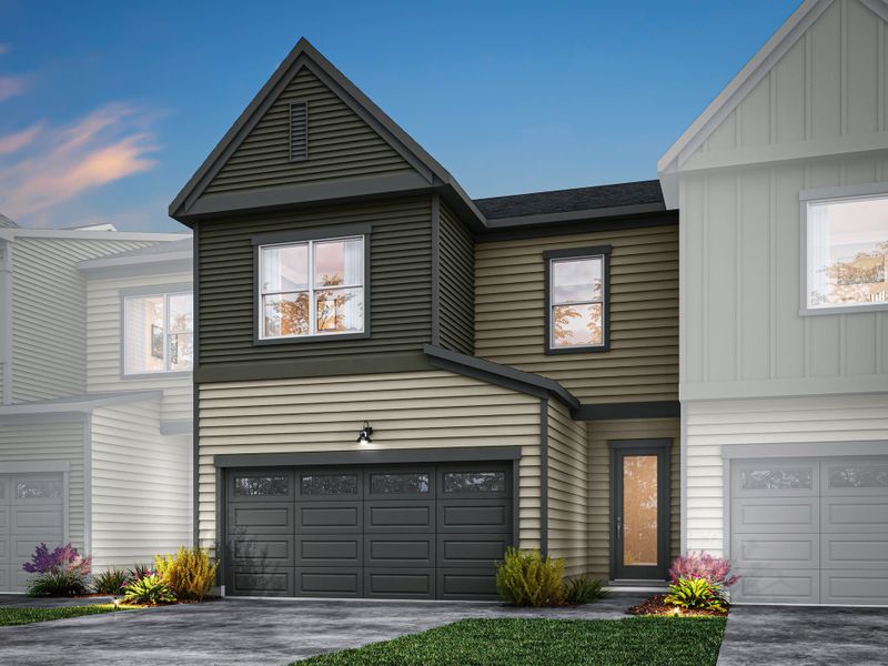 Representative exterior photo of a completed home built from the Ellis by Tri Pointe Homes in Summit At Homestead, Chapel Hill, NC (Image 20). Representative exterior photo of a completed home built from the Ellis by Tri Pointe Homes in Summit At Homestead, Chapel Hill, NC (Image 20).