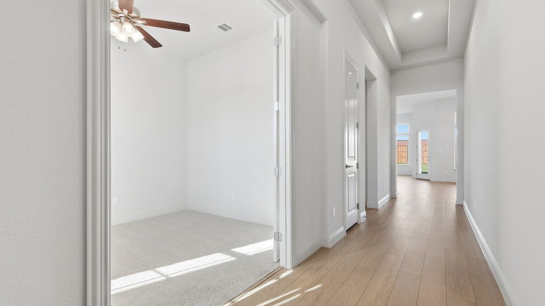Representative furnished interior of a home built from the Tulane by DRB Homes in Green Meadows Classic, Celina (Image 4).