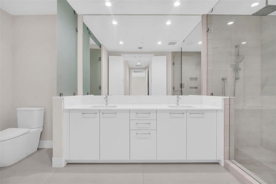 Furnished interior view inside a new home in , St. Petersburg (Image 13).