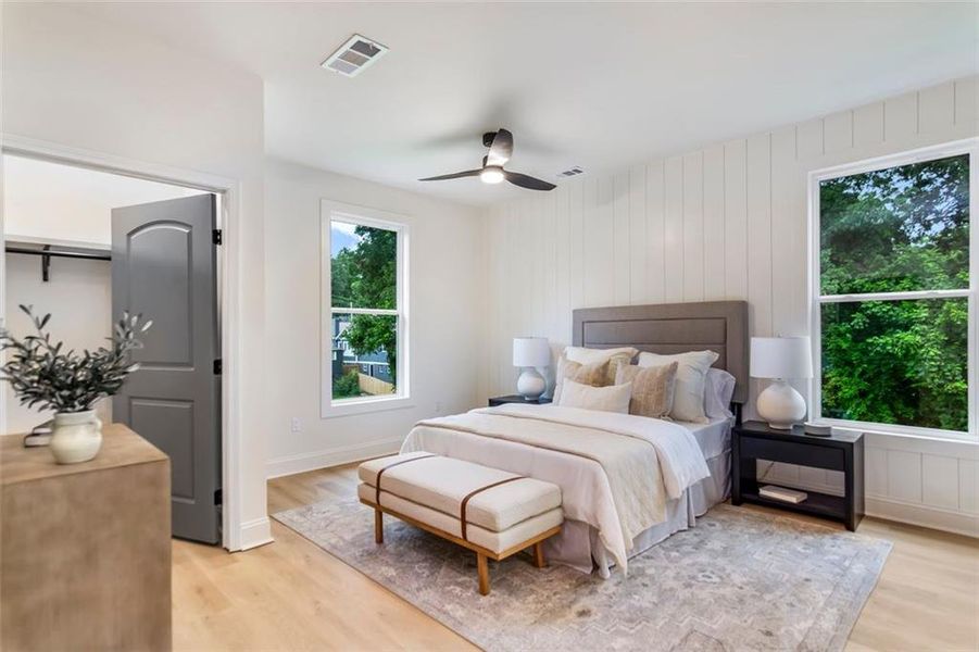 Furnished interior view inside a new home in , Atlanta (Image 6). Furnished interior view inside a new home in , Atlanta (Image 6).