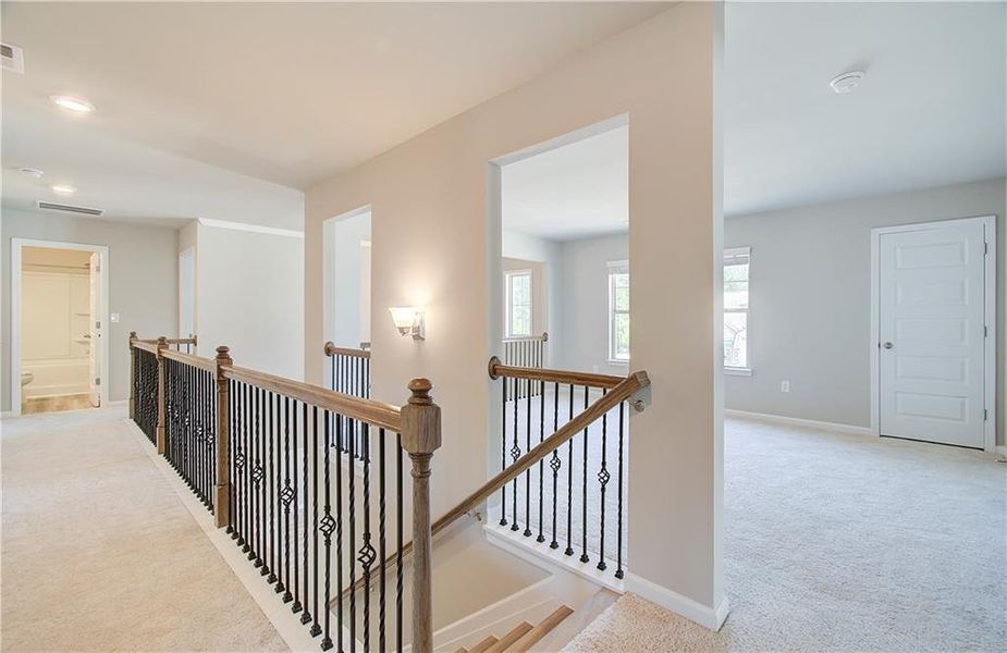 Spacious, unfurnished interior of a new home in Cambria at Traditions, Hampton (Image 11). Spacious, unfurnished interior of a new home in Cambria at Traditions, Hampton (Image 11).