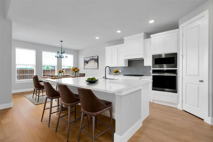 Furnished interior view inside a new home in Polo Ridge, Forney (Image 6).