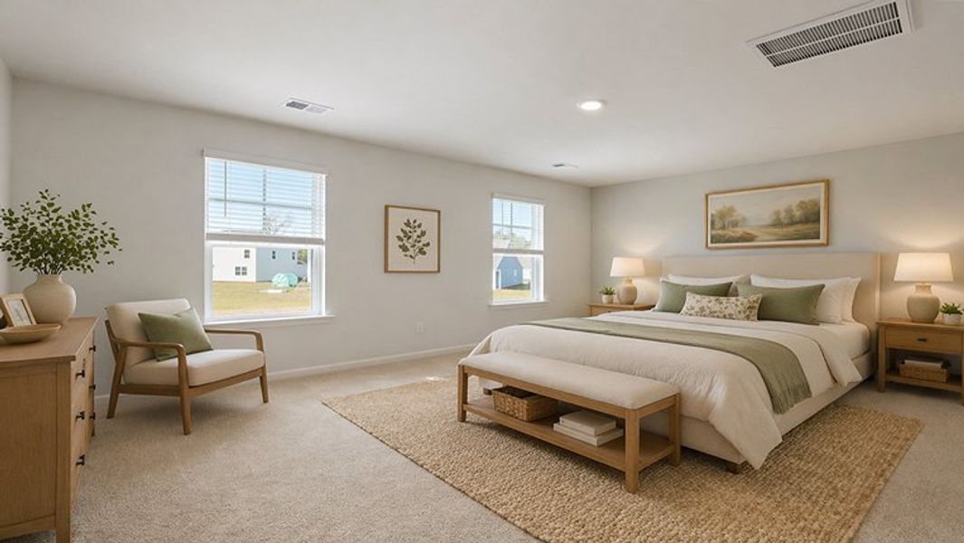 Furnished interior view inside a new home in The Ranch, Holly Hill (Image 6).