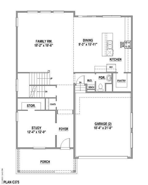 Plan C375 1st Floor Plan C375 1st Floor